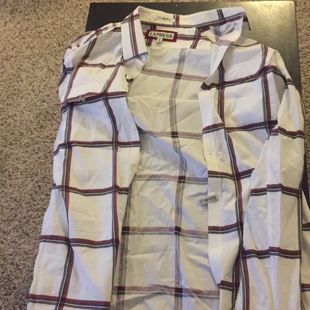 Express Dress Shirt Extra Slim Fit Med